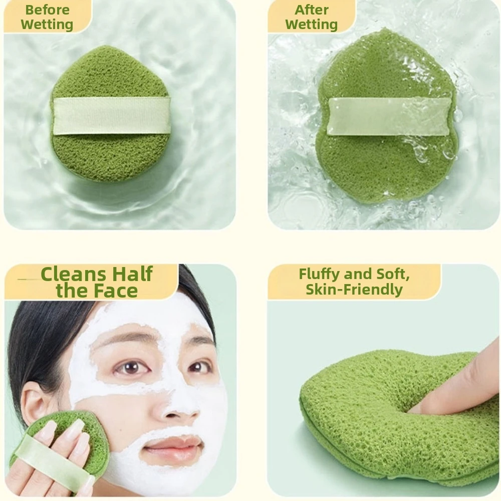 Thick Exfoliating Cleansing Puff Reusable Deep Clean Mud Mask Cleaner Foam Sponge Sponge Makeup Remover Sponge Facial Skincare
