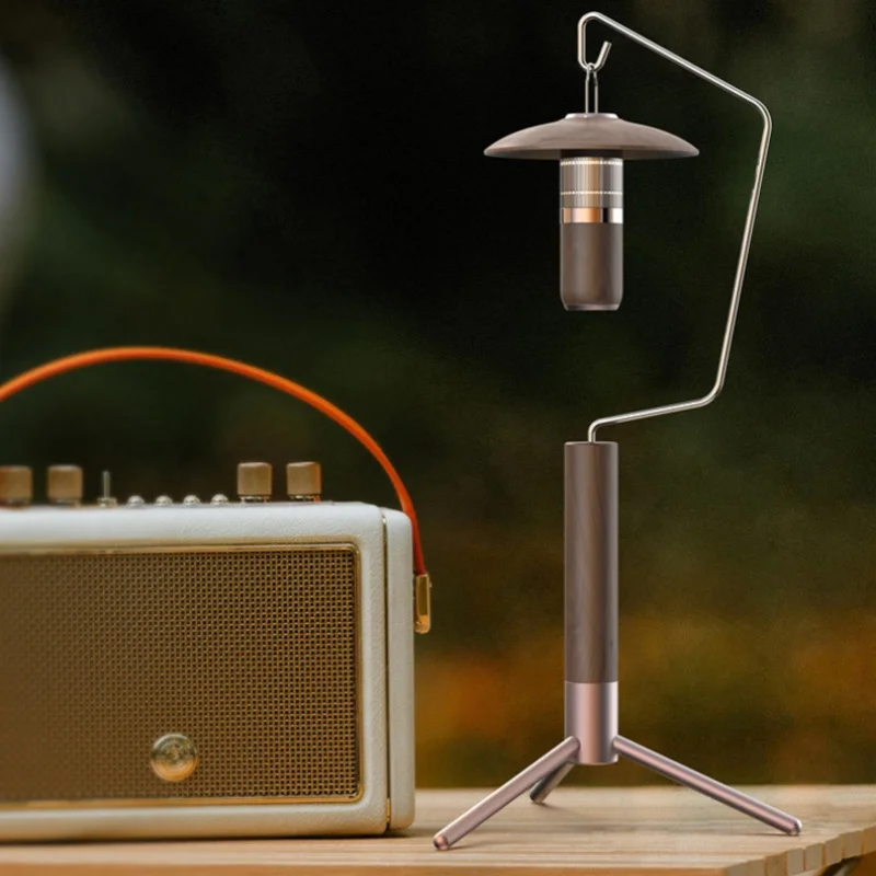 Camping Tabletop Lantern Stand Rack Detachable Light Stand Lantern Hangers Universal Desktop Lighting Hanging Hooks Racks