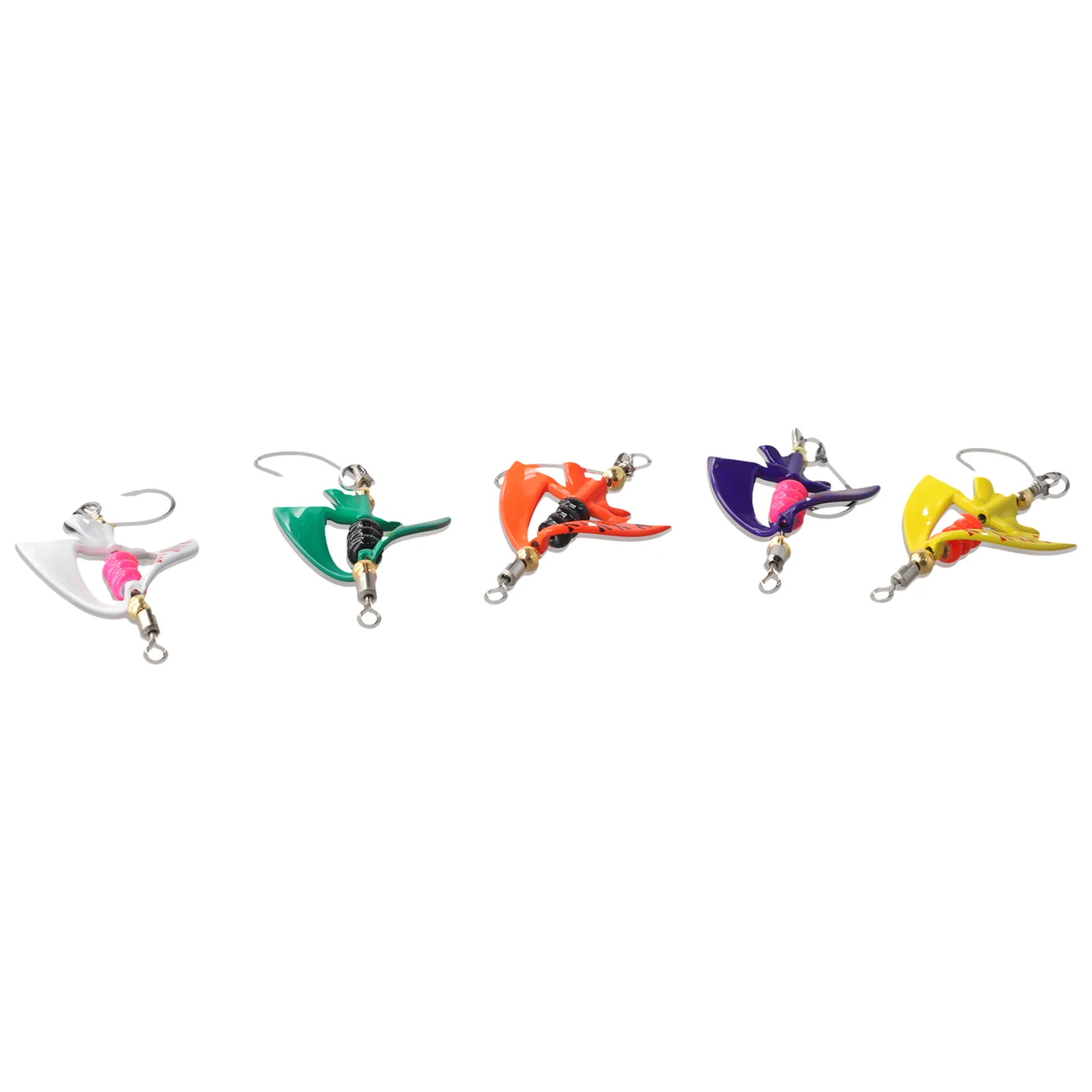 Compact Storage Artificial Bait Fishing Tackle 4g pc 4g Weight 5pcs Set Forward Center Of Gravity For Freshwater Fishing