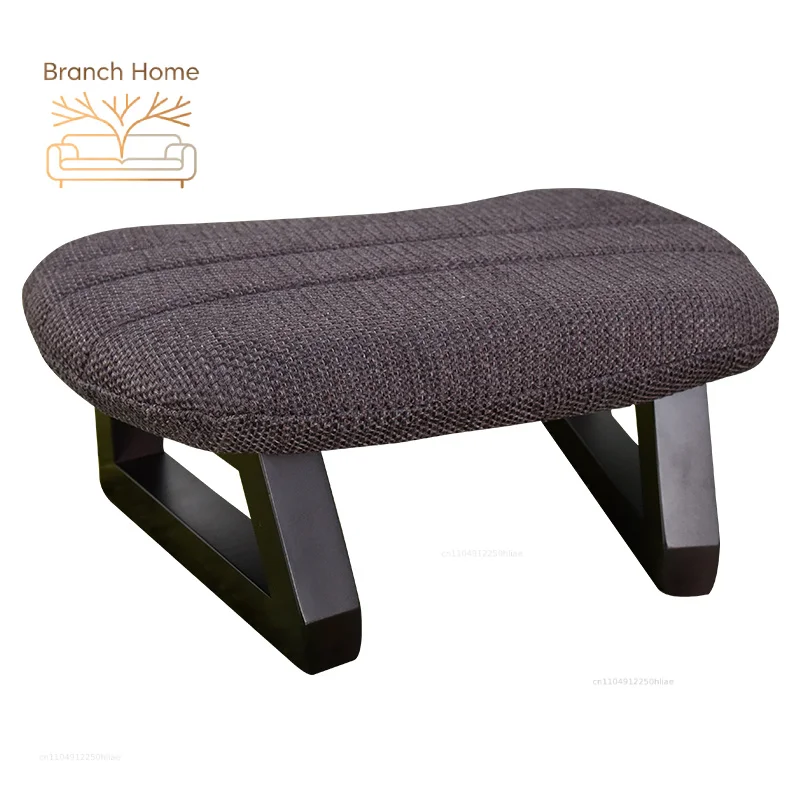 Meditation Bench and Cushion Set with Removable Fabric Cover, Handcrafted Stool, Yoga and Wellness, Meditation