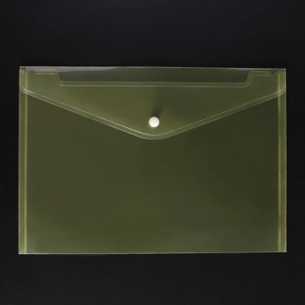 20 قطعة A4 مجلد مستندات البولي بروبلين أزرار خاطفة إغلاق شفافة 5 ألوان مجموعة مجلد واضح للاستخدام المكتبي والمدرسة Pp