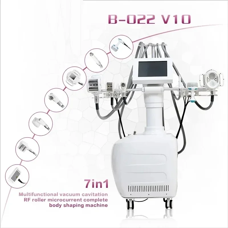 V10 Multifunctional Body Slimming Cavitation Cellulite Fat Removal Vacuum Roller Eye Care Weight Loss Machine