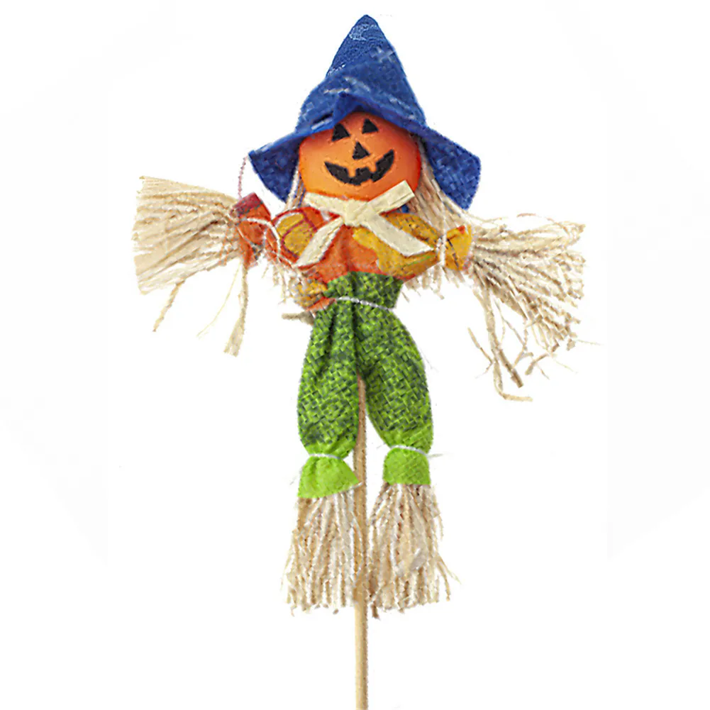 

Fall Harvest Scarecrow Cute Halloween Pumpkin Decor