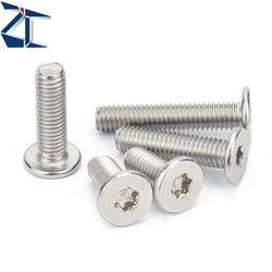 CBSTSE Ultra Low-Profile Torx Socket Cap Screw M2 M6 Stainless Steel Coarse Thread Screws screw m2 screws assortment