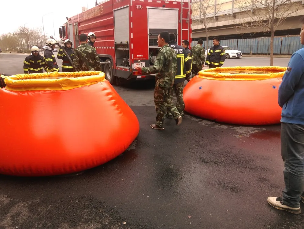 Hot Sale Reusable Durable Collapsible PVC Onion Shape Fire Fighting Rain Water Tank 5000 Litres Flexible Tank Water Storage Tank