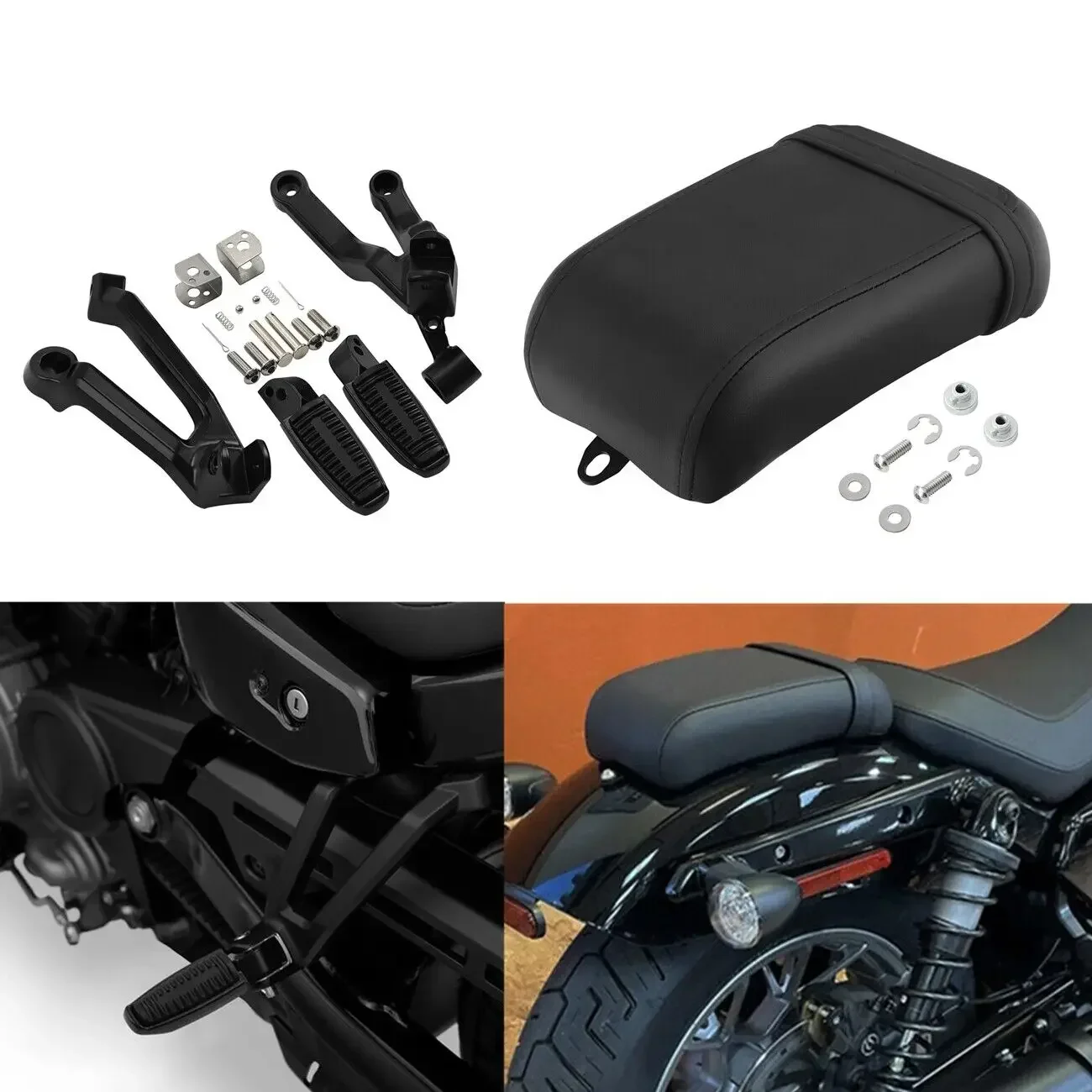 

Заднее ПАССАЖИРСКОЕ СИДЕНЬЕ для Harley Nightster RH975 2022-2023 Special RH975S 2023, запчасти для мотоциклов, аксессуары