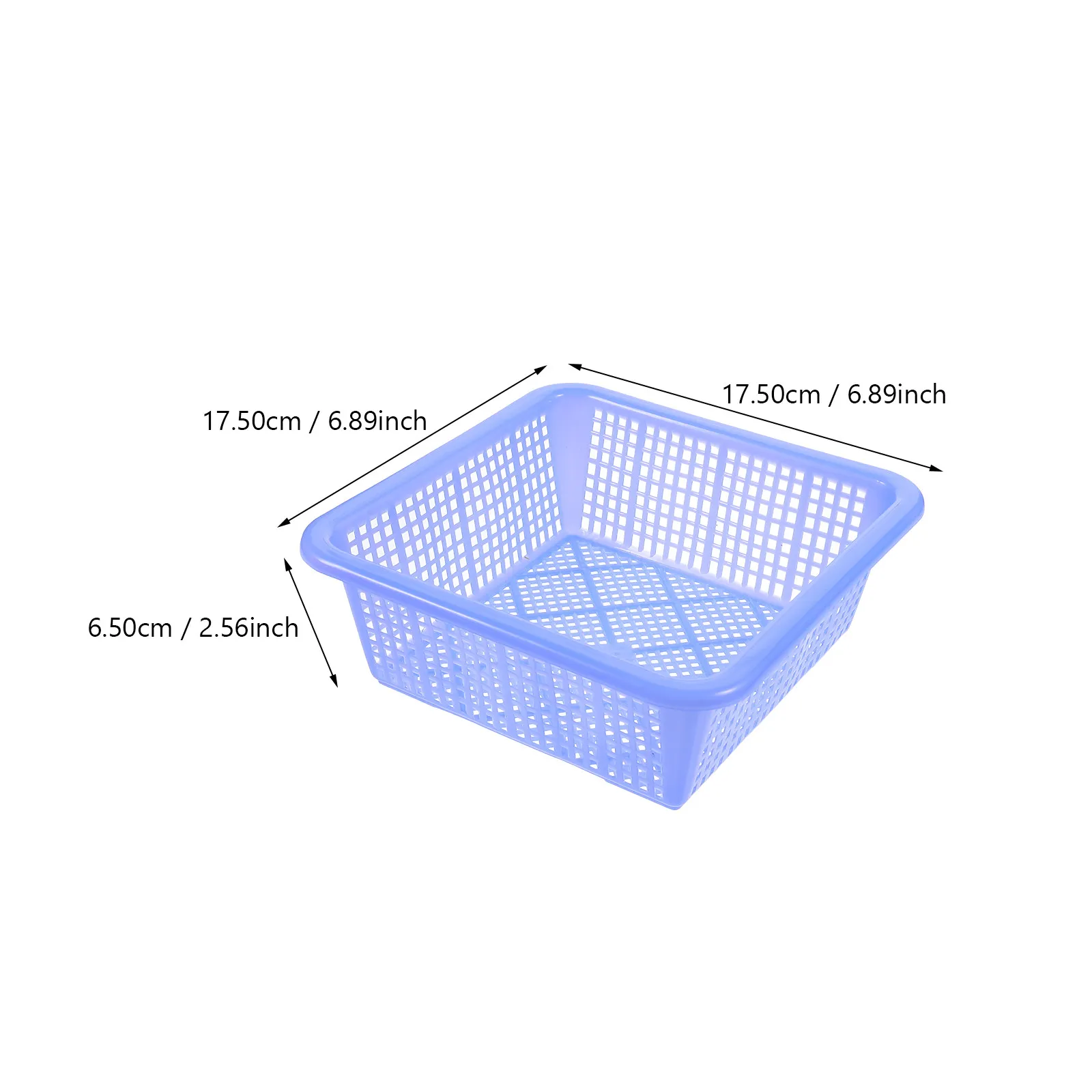 10pcs Small Plastic Storage Baskets – Multifunctional, Lightweight, Bright-Colored for Kitchen, Bathroom & Living Room