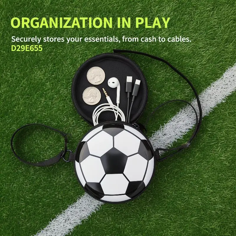 1*Basketball Creative Foot Ball Pattern Coin Purse For Kid Boys Girls Gift Fashion Change Purses Mini Wallets Zipper Storage Box