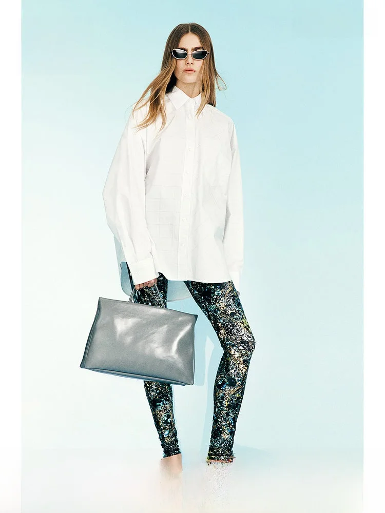 

Женская хлопковая рубашка Hmstudio SS с длинными рукавами-крылышками, весенняя, модная, во французском стиле, однотонная, стандартной длины