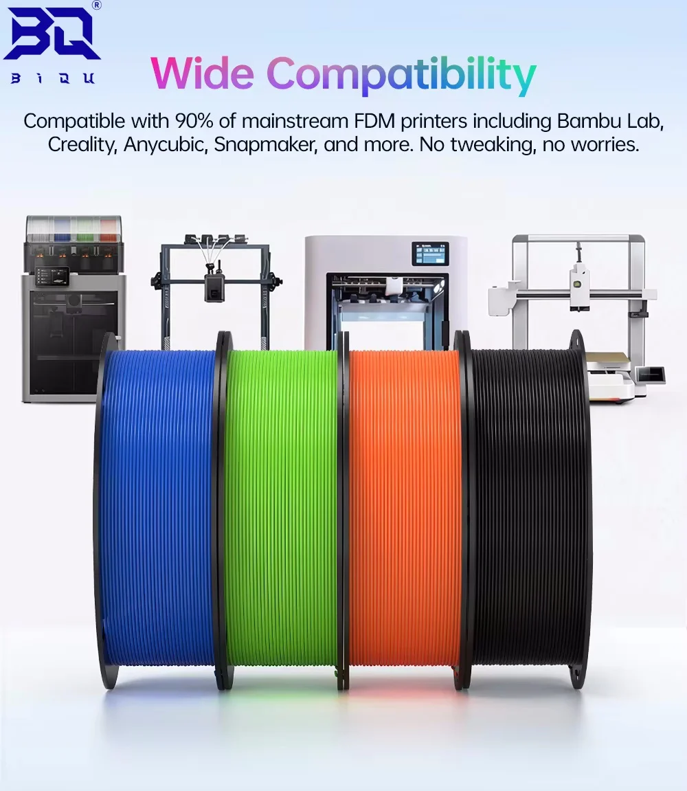 

BIQU PLA GO 1.75mm 3D Printing Filament, 1kg High-Speed Printing Consumable, Compatible with Bambu Lab