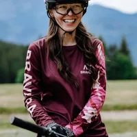 2025 bicicleta para mujer ropa de motocicleta mtb camiseta ropa de manga larga ropa deportiva para descenso bicicleta de montaña camiseta de motocross