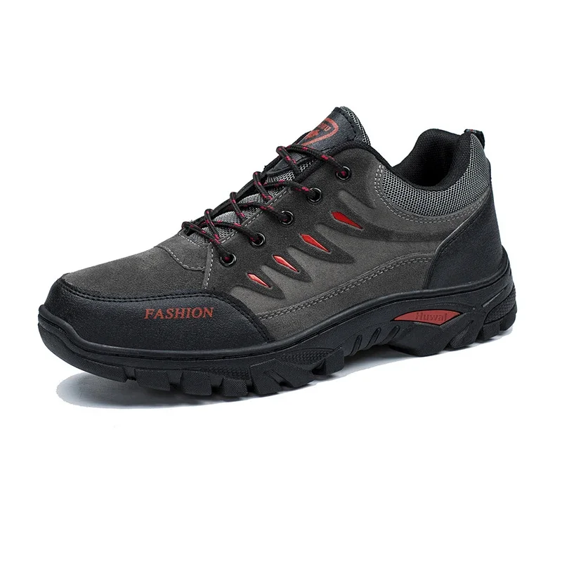 Alta qualidade dos homens sapatos de caminhada outono inverno marca ao ar livre esporte trekking mountain boots escalada à prova dwaterproof água sapatos esportivos