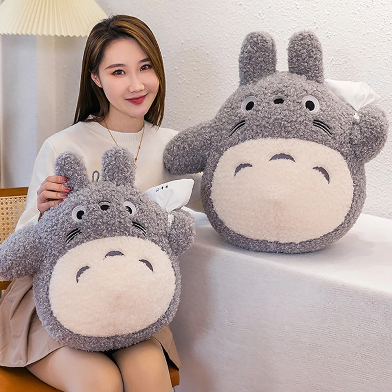 50-70cm My Neighbor Totoro Plush Toy Stuffed Doll Cartoon Cute Anime Star Hug Pillow Gift for Kids Birthday Room Decoration view 4