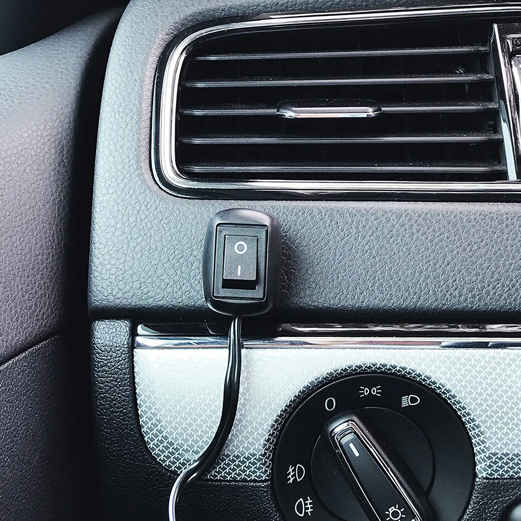 สวิทช์ DIY สำหรับรถยนต์ปุ่มปิด/เปิด DC 12V สำหรับไฟตัดหมอก, DRL, แถบไฟ LED ฯลฯ