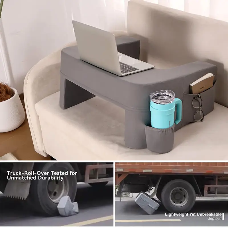 Custom Luxury Reading Pillow Memory Lap Desk Foam Pillow for Adults Gaming Arm Rest Pillow