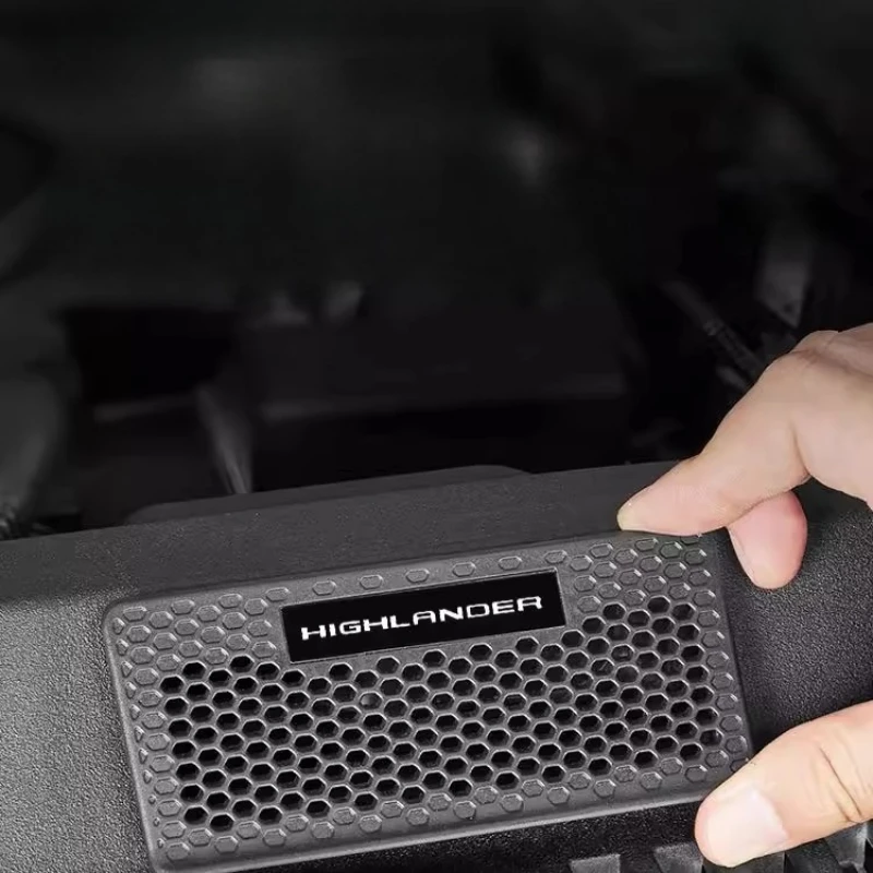 لتويوتا هايلاندر/كراون كلوغر 2022-2024: غطاء حماية شبكة المحرك-ملحقات ديكور الجسم لواقي الحطام ABS #3