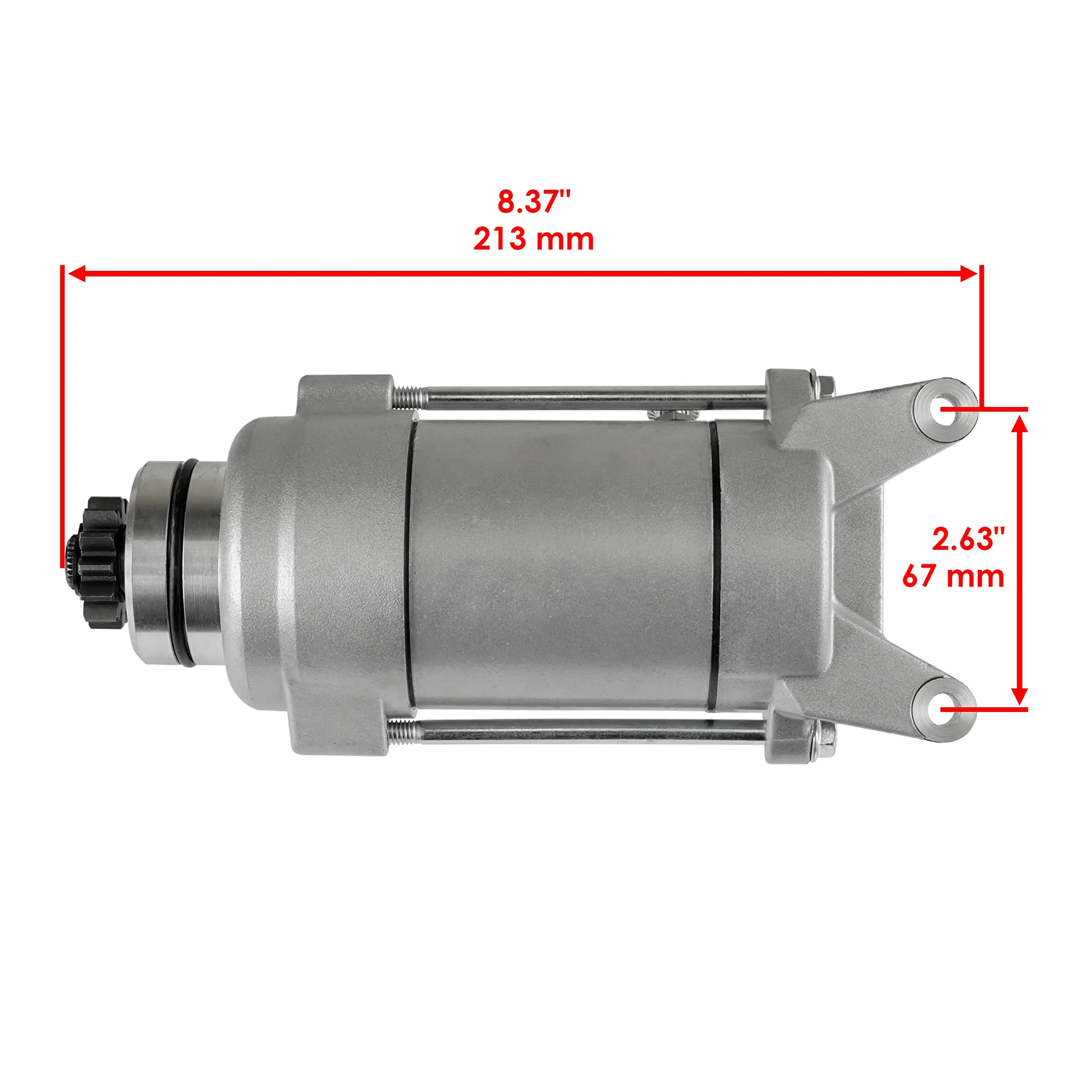 Starter Compatible with Yamaha XVS11 XVS1100 V-Star 1100 Classic Silverado 1999-2009 5EL-81890-00-00 5EL-81890-01-00