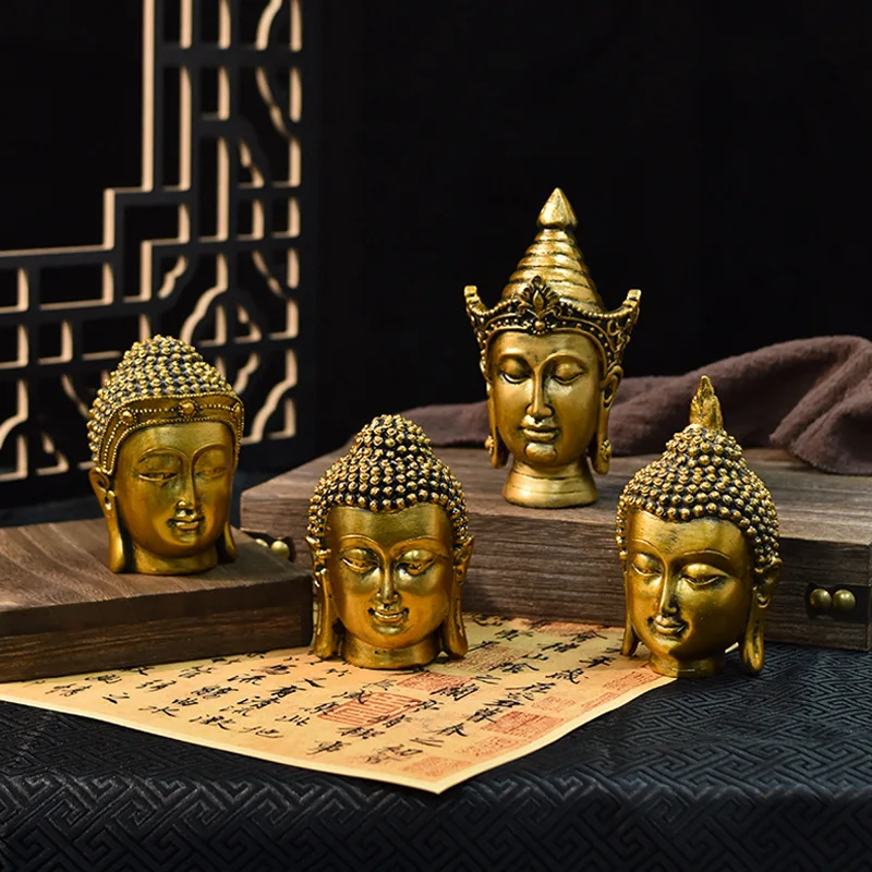 

Creative Southeast Asian Buddha Head Wholesale Resin Crafts Amazon Gifts Home Decor Ornaments