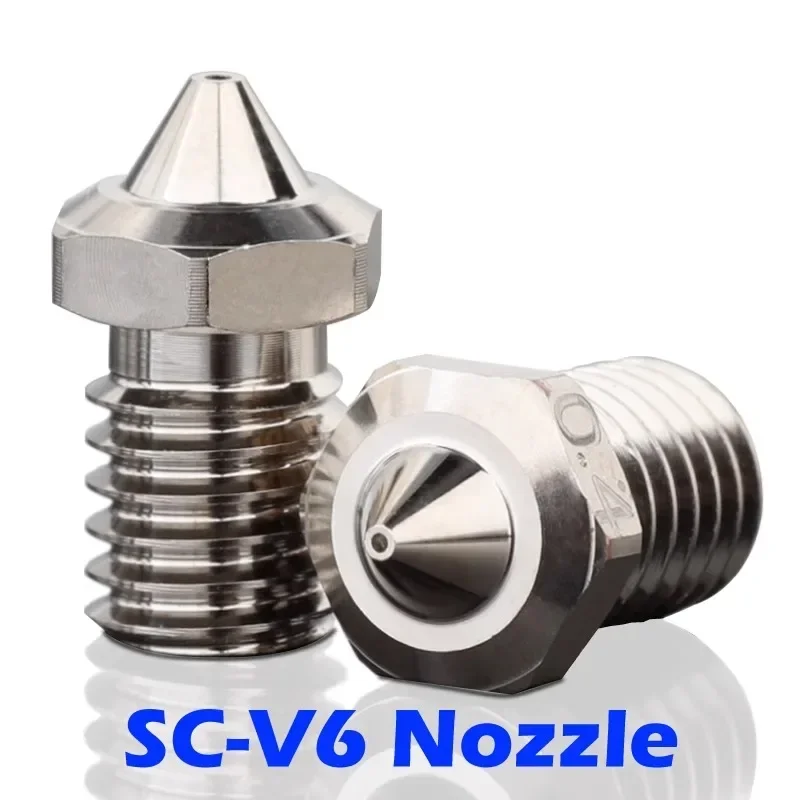 Mellow NF-V6 copper nozzle 3D printer E3DV6 extrusion head hot nozzle Voron Prusa(10PCS)