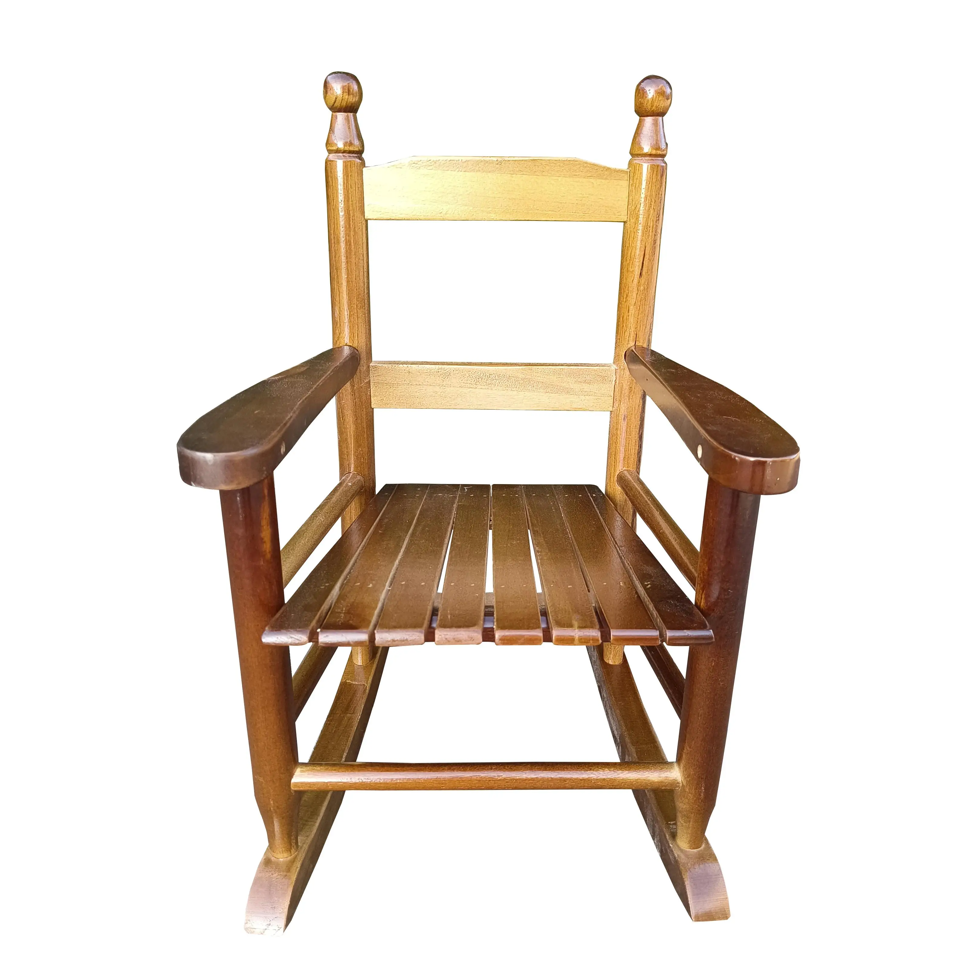 Durable Children's Oak Rocking Chair - Perfect for Indoor & Outdoor Use - Kid-Friendly Design