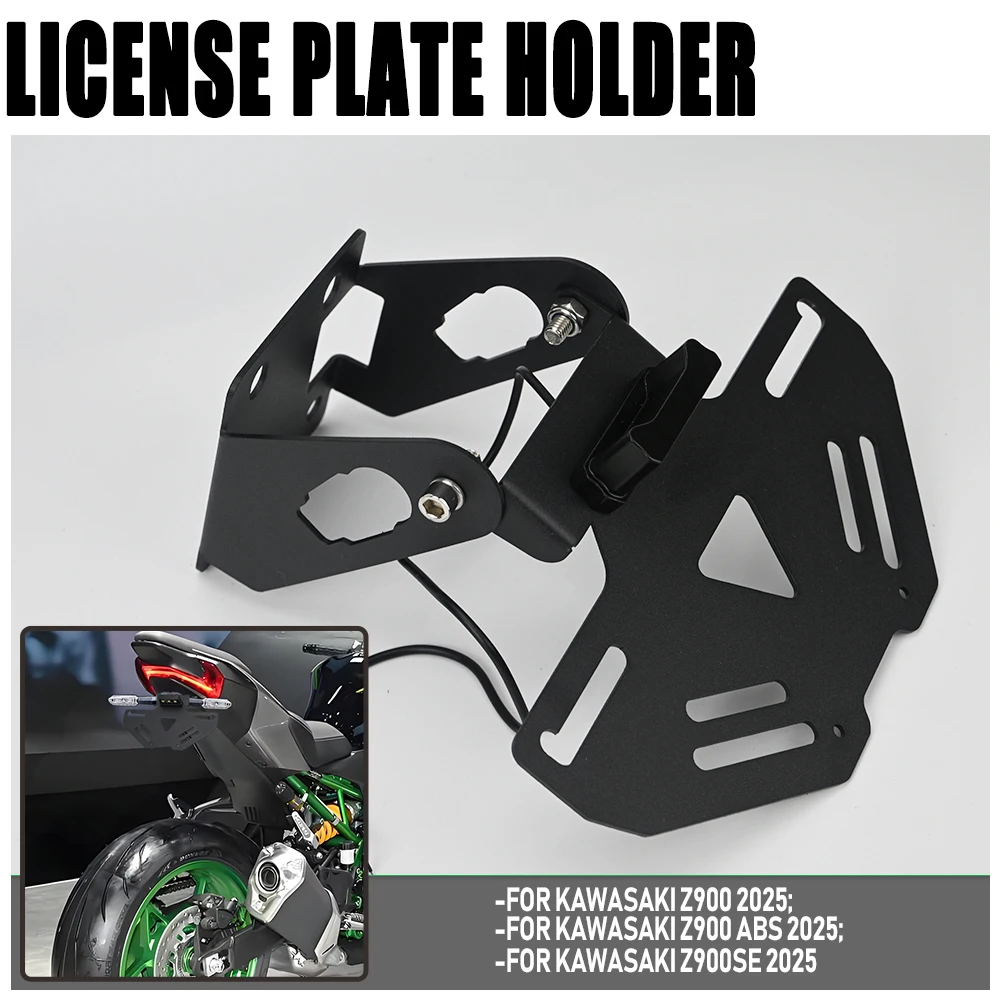 

Z900 Motorbike Accessories License Number Plate Frame Adjustable Tail Tidy Bracket For KAWASAKI Z900 Z900SE Z900 ABS Motorcycle