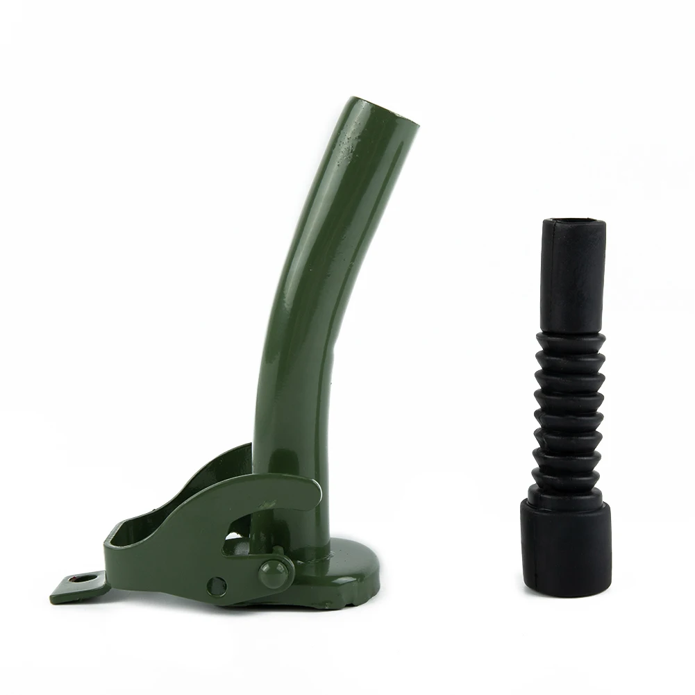 Oil Pipe Can Spout Nozzle 38cm Best Seal W/ Rubber Gasket 5L- 20L Accessories Army Green Convenient Metal Rubber