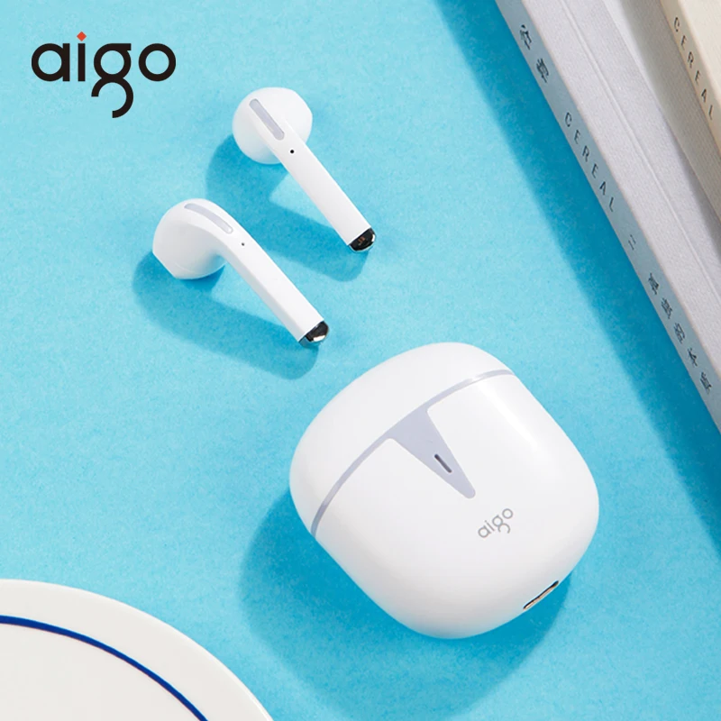 Aigo T120 In-Ear Headphone Bluetooth 5.3 Waterproof Sport True Wireless Earphones Noise Reduction Touch Control Standby Headset