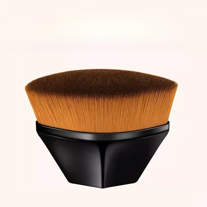 New Petal Magic Flat Kabuki Brush Foundation Brush No Streak for Liquid Powder Non-Absorbent Makeup Brush for Foundation Setting