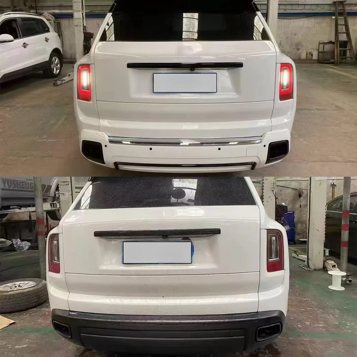 For Rolls-Royce Cullinan 2018-2024 Change To 2025 BB Look Like High Quality Bumpers Bodykit