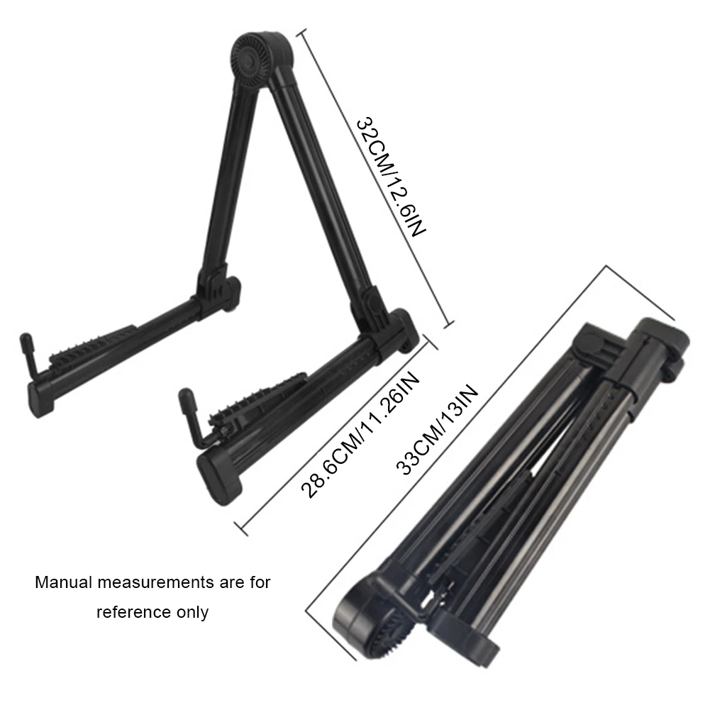 حامل جيتار قابل للطي بإطار حامل أرضي للجيتار حامل أدوات للجيتار الكهربائي الصوتي باس القيثارة البانجو #6