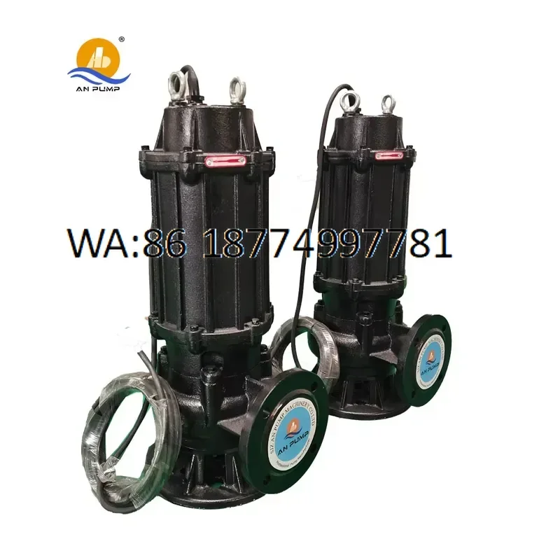 custom Large Flow Submersible Motor Sewage Pump for Dirty Water
