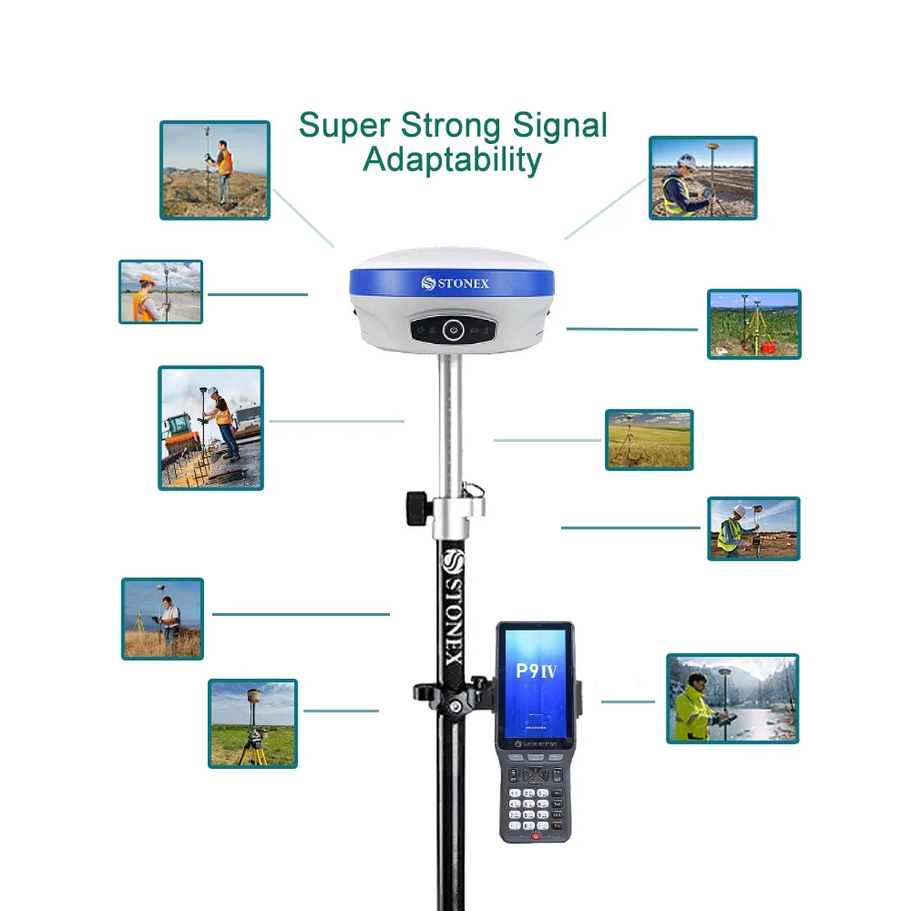 

Stonex S9II/S900A/S900+ Surveying Rtk Gnss Rtk with Perment Code S990A S980A S3A Cheap Price High Accuracy Gps Gnss Receiver RTK