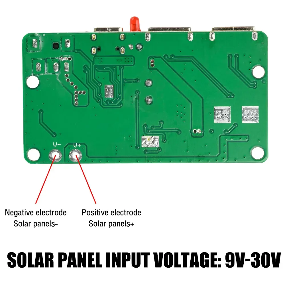 PD 100W Solar-Spannungsregler-Controller mit Typ-C PD & Dual-USB-Schnellladung für Solarpanels DIY-Strommodul – Detail 4