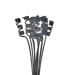 10pcs 22cmx2.5mm Black Aromatherapy Diffuser Sticks Wavy Rattan Reed Fragrance Diffuser Replacement Refill Sticks Air Freshener