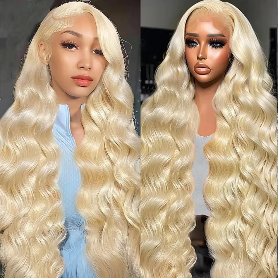 

13x6 Body Wave Transparent Hd 30 40 Inch 613 Honey Blonde Lace Frontal Human Hair Wig 250 Density Brazilian 13x4 Lace Front Wig