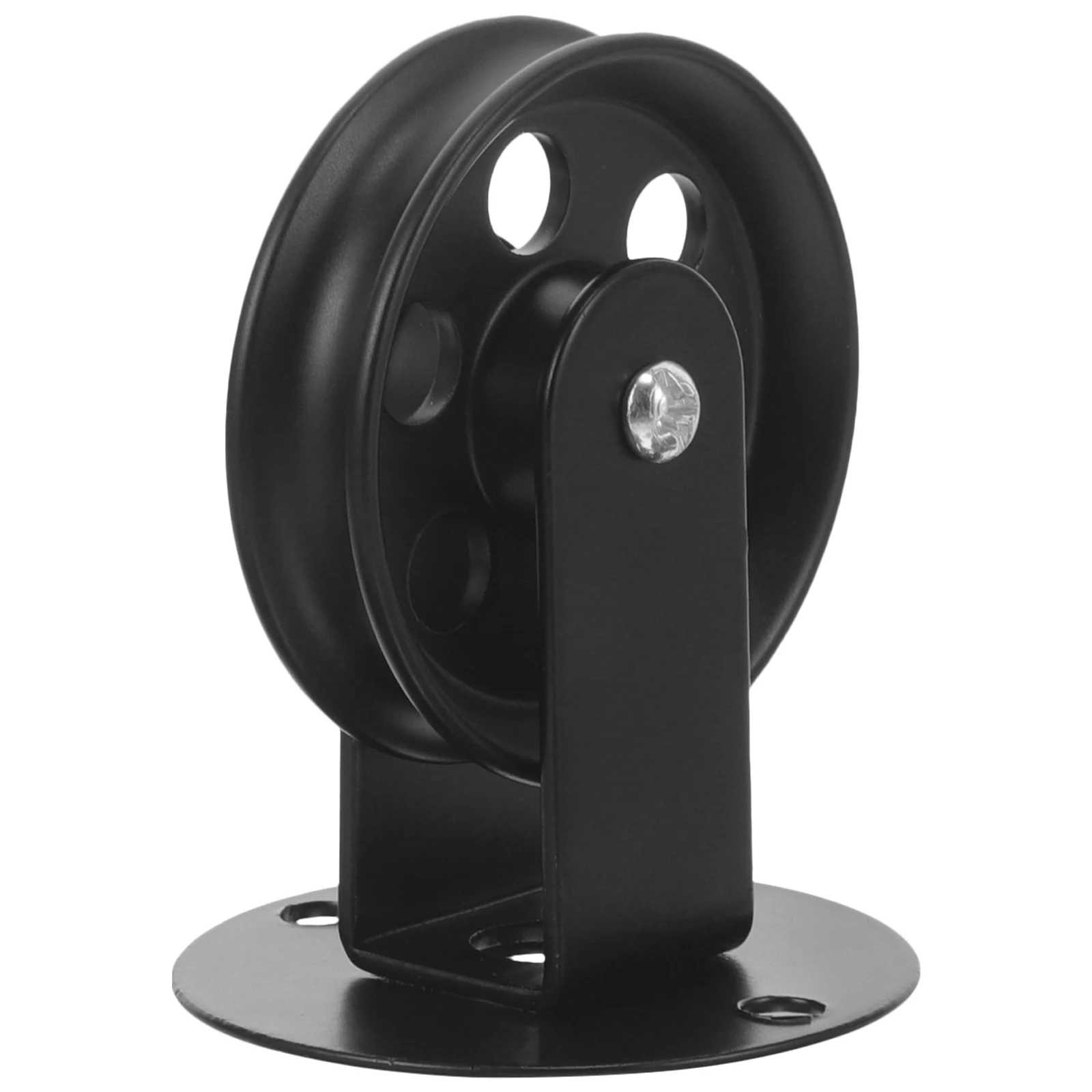

2pcs Black 50mm 70mm Ceiling Wheel Pulley Lamp Accessories Iron Adjustable Height Hanging Pendant Light Fixtures for Chandelier