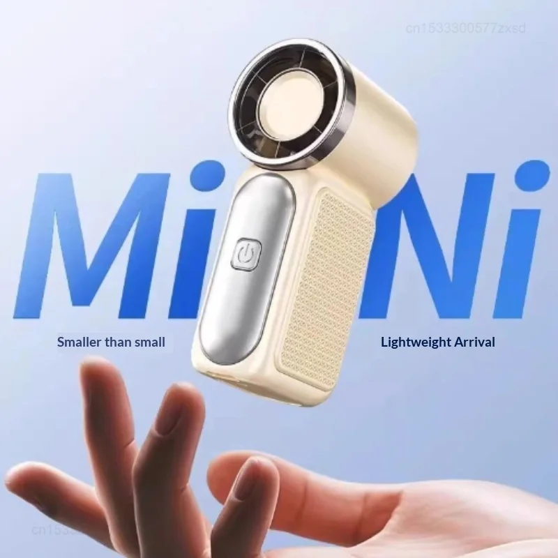 GMOX Portable Fan Convenient Creative Mini Fan Pocket Hand-held Fans Lightweight Suitable for Travel Camping Outdoors Display Screen