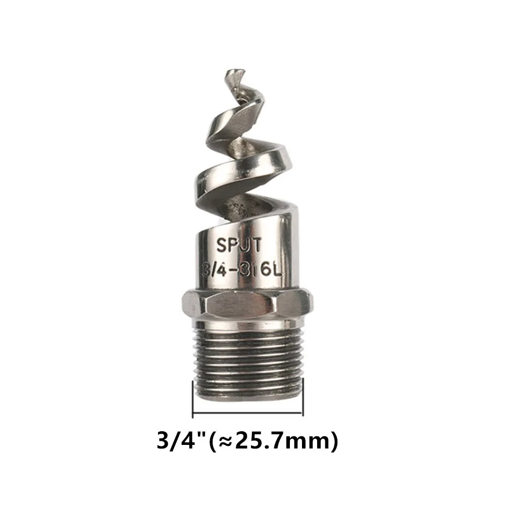 316 Stainless Steel Spiral Cone Nozzle BSP Thread 1/4