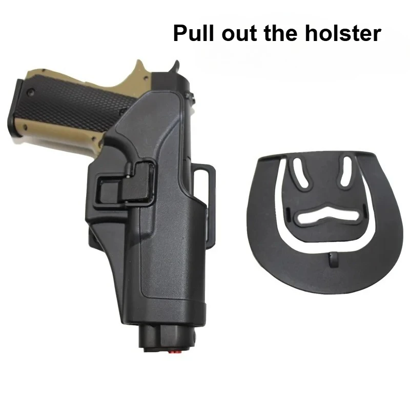 حافظة مسدس تكتيكية سوداء لـ G18 حافظة حزام Airsoft حافظة مسدس الصيد العام 2025