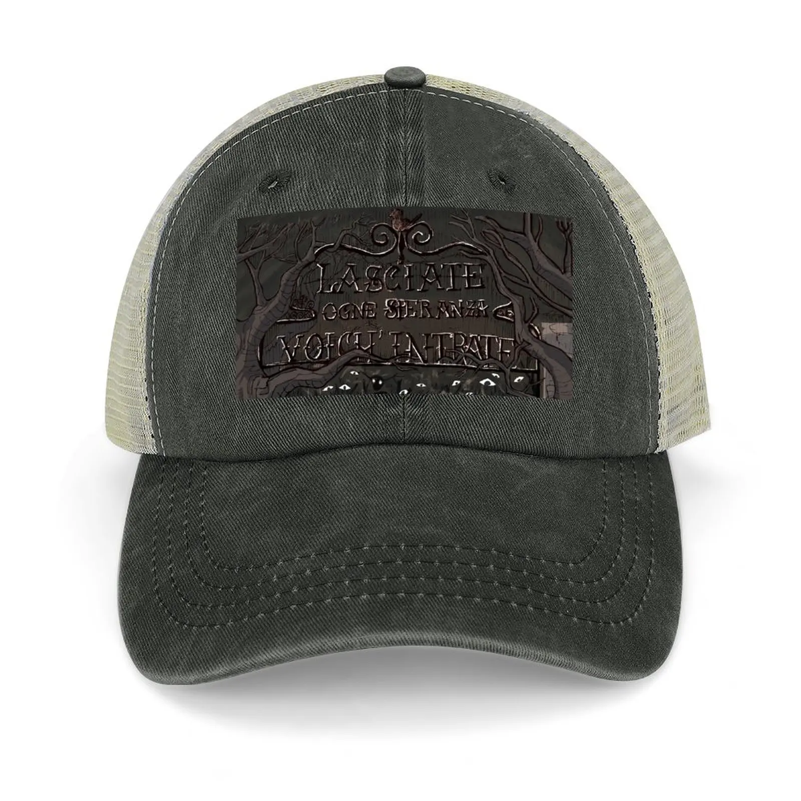 

Lasciate Ogne Speranza Voi Ch'intrate // Divina Commedia // inferno Baseball Cap Anime Visor Golf Wear Men's Hats Women's
