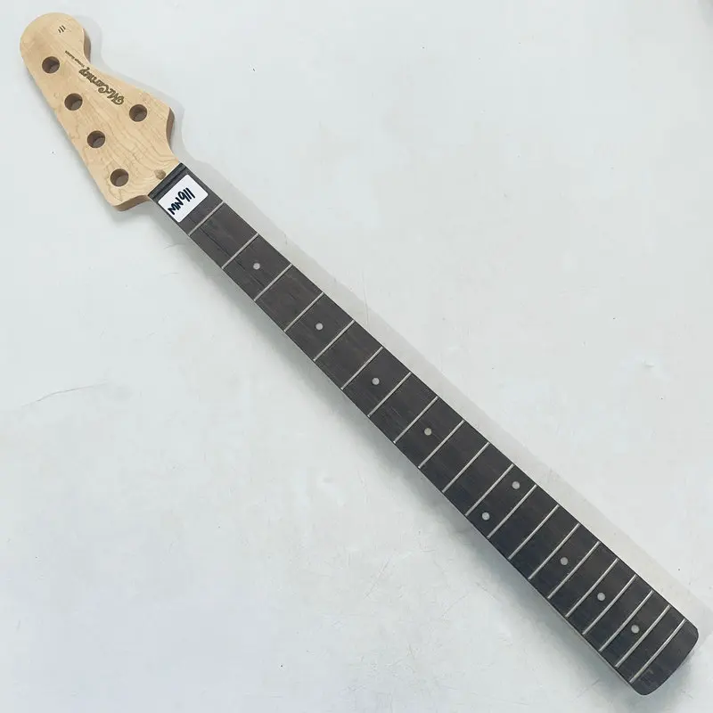 

MN911 Unfinished Right Hand 4 Strings Electric Bass Neck Maple Rosewood 20 Frets Scales Length 864MM Surface Damages and Dirty