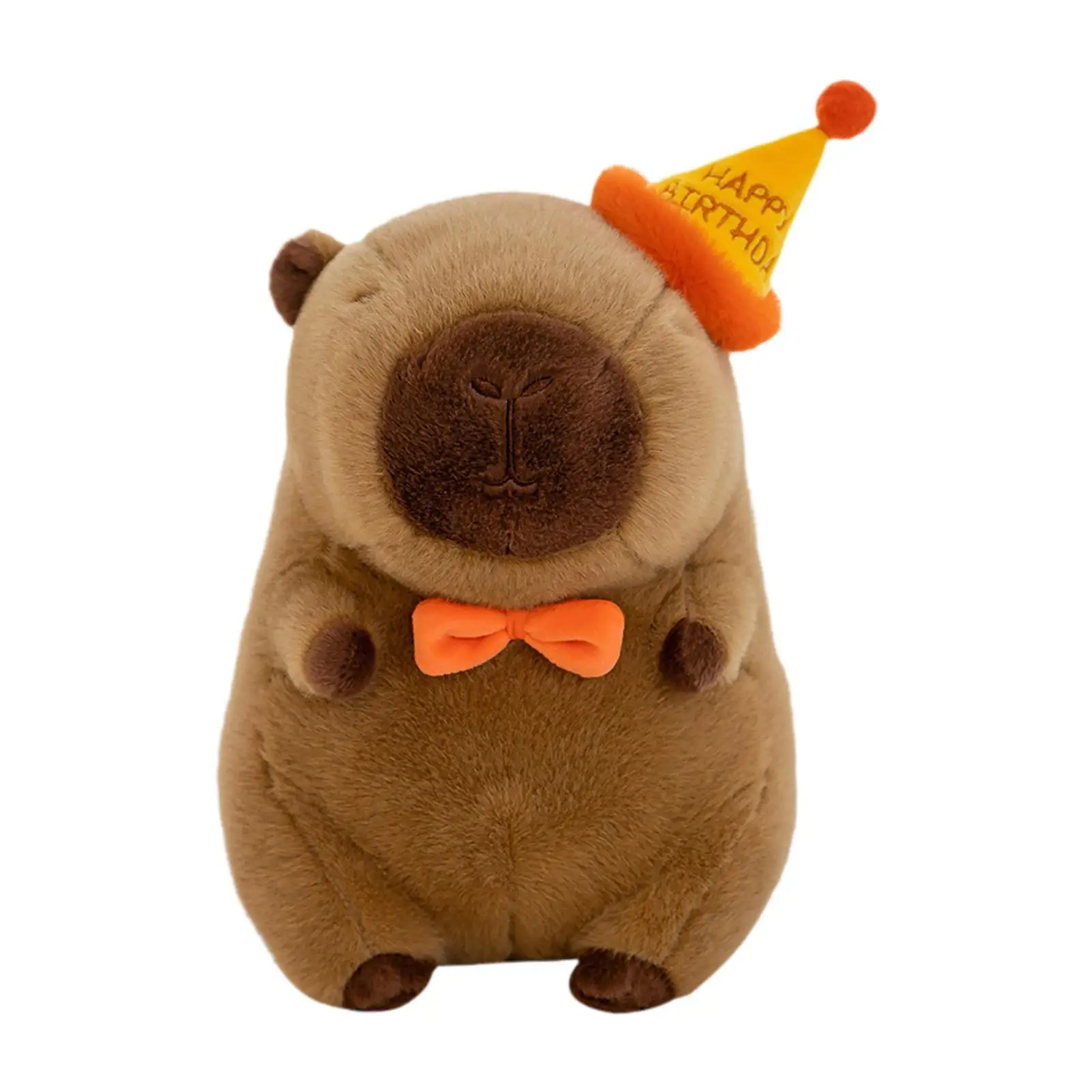 Stuffed Animal Cartoon Plush Animal Soft 25cm Plush Capybara Doll Capybara Stuffed Toy for Adults Teens Family Birthday Gifts