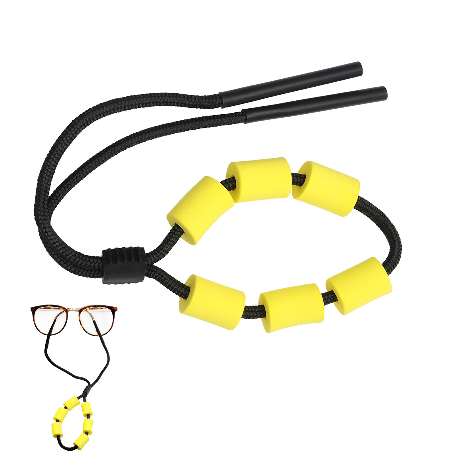 Scalable Floating Glasses Strap High-Quality Fabric Sports Glasses Lanyard for Swimming Running Cycling Gym Water Sports