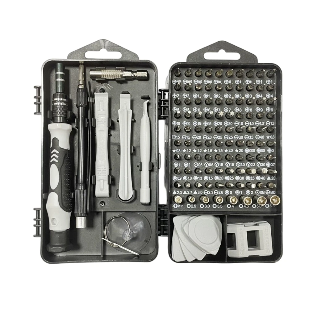 115-In-1 Screwdriver Set Magnetic Bit Holder And An Electric Drill Conversion Rod Magnetic Screw Driver Bits For Phone Computer