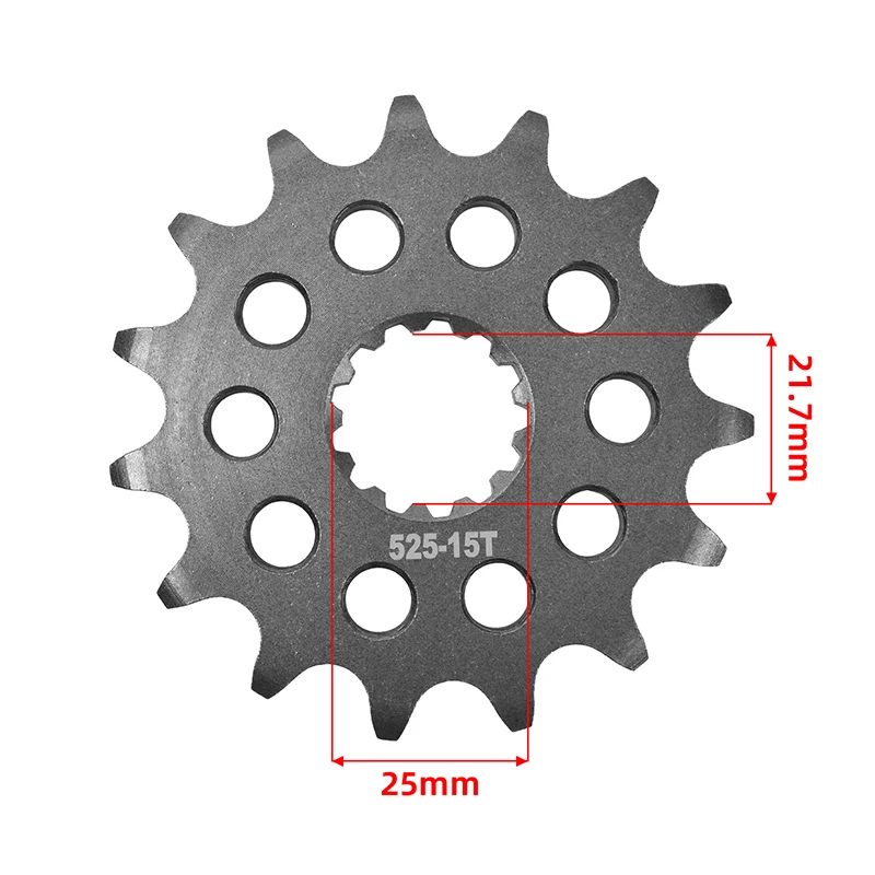 525 15T 16T 17T Front Sprocket For SUZUKI DL650 2004-2024 DL800 2023-2024 DL1000 2002-2019 DL1050 2022-2024 DL 650 800 1000 1050 - view 2