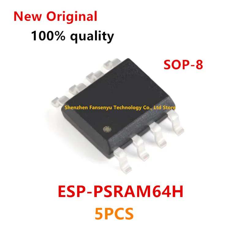 (5piece)100% New ESP-PSRAM64H ESP PSRAM64H 3.3V 64Mbit sop-8 Chipset