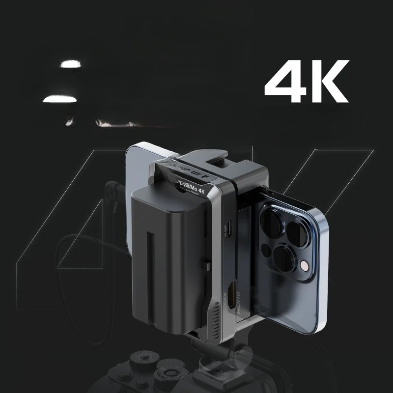 4K high definition mobile phone tablet monitor supports live broadcast director wireless streaming diagram
