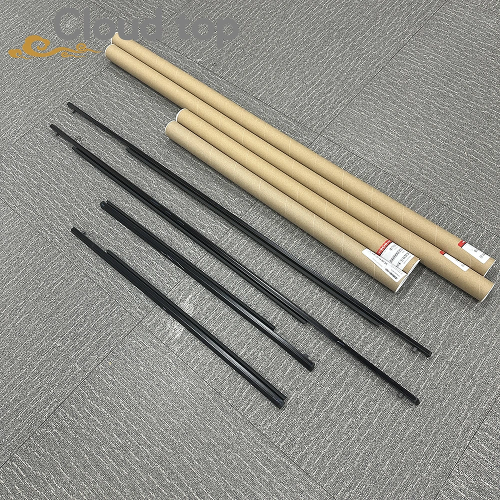 4Pcs Front & Second Row Door Outer Window Trim Seals for Land Rover Sport L320 2005-2013 CGE000860 CGE000870 LR044768 LR044769