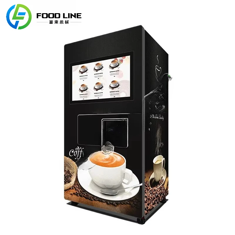 Vending Machine Supplier Automatic 168 Capsules Coffee with Ice  and Hot Vending Machine for Commercial Coffee Machine