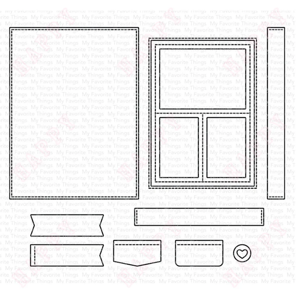 

Blueprints 29 Die-namics Series Metal Cutting Dies DIY Scrapbooking Paper Craft Handmade Make Album Card Embossing Template 2024